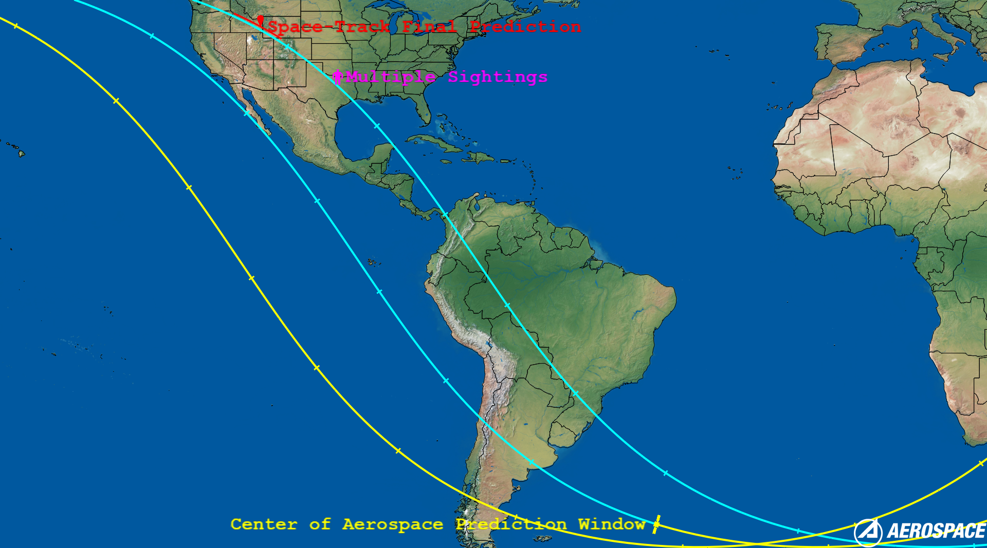 STARLINK-4682 (ID 53597) Reentry Sighting Image