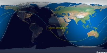 Dragon Endurance DEB (ID 52508) Reentry Prediction Image