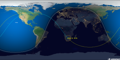 SL-4 R/B (ID 52796) Reentry Prediction Image