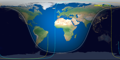 ONEWEB-0251 (ID 48969) Reentry Prediction Image