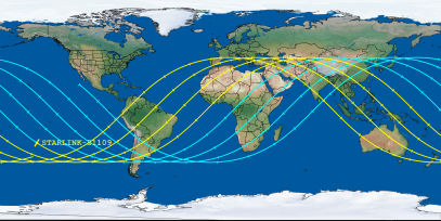 STARLINK-31109 (ID 58687) Reentry Prediction Image