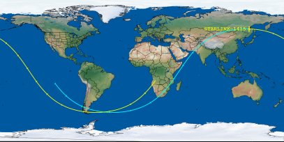 STARLINK-1415 (ID 45691) Reentry Prediction Image