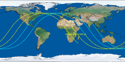 STARLINK-2382 (ID 47801) Reentry Prediction Image
