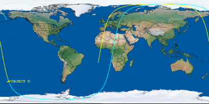OBJECT D (ID 48251) Reentry Prediction Image