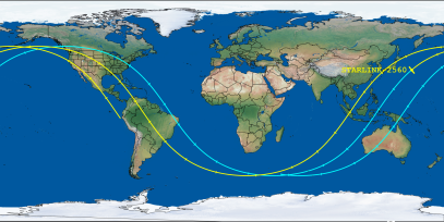 STARLINK-2560 (ID 48402) Reentry Prediction Image
