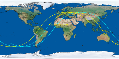 STARLINK-2596 (ID 48409) Reentry Prediction Image