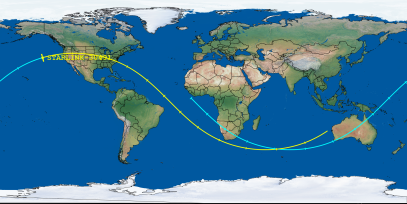 STARLINK-30491 (ID 57916) Reentry Prediction Image