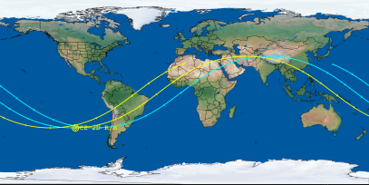 CZ-2D R/B (ID 57987) Reentry Prediction Image