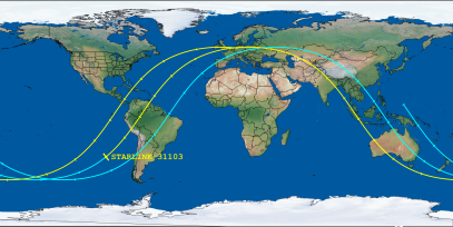 STARLINK-31103 (ID 58780) Reentry Prediction Image