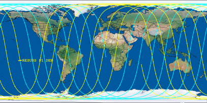RESURS P1 DEB (ID 60216) Reentry Prediction Image