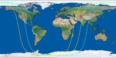 OBJECT B (ID 60250) Reentry Prediction Image