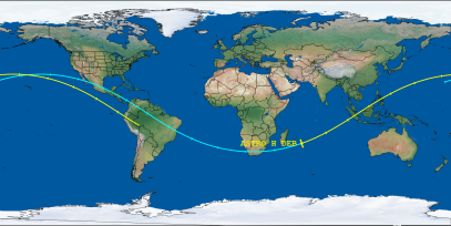 ASTRO H DEB (ID 41442) Reentry Prediction Image