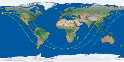 STARLINK-1538 (ID 46071) Reentry Prediction Image