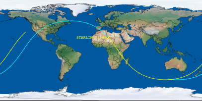 STARLINK-2198 (ID 47775) Reentry Prediction Image
