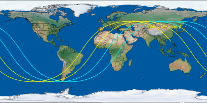 STARLINK-1038 (ID 44743) Reentry Prediction Image