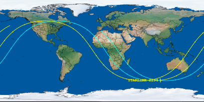 STARLINK-2294 (ID 48020) Reentry Prediction Image