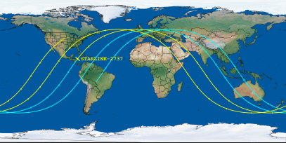 STARLINK-2737 (ID 48675) Reentry Prediction Image